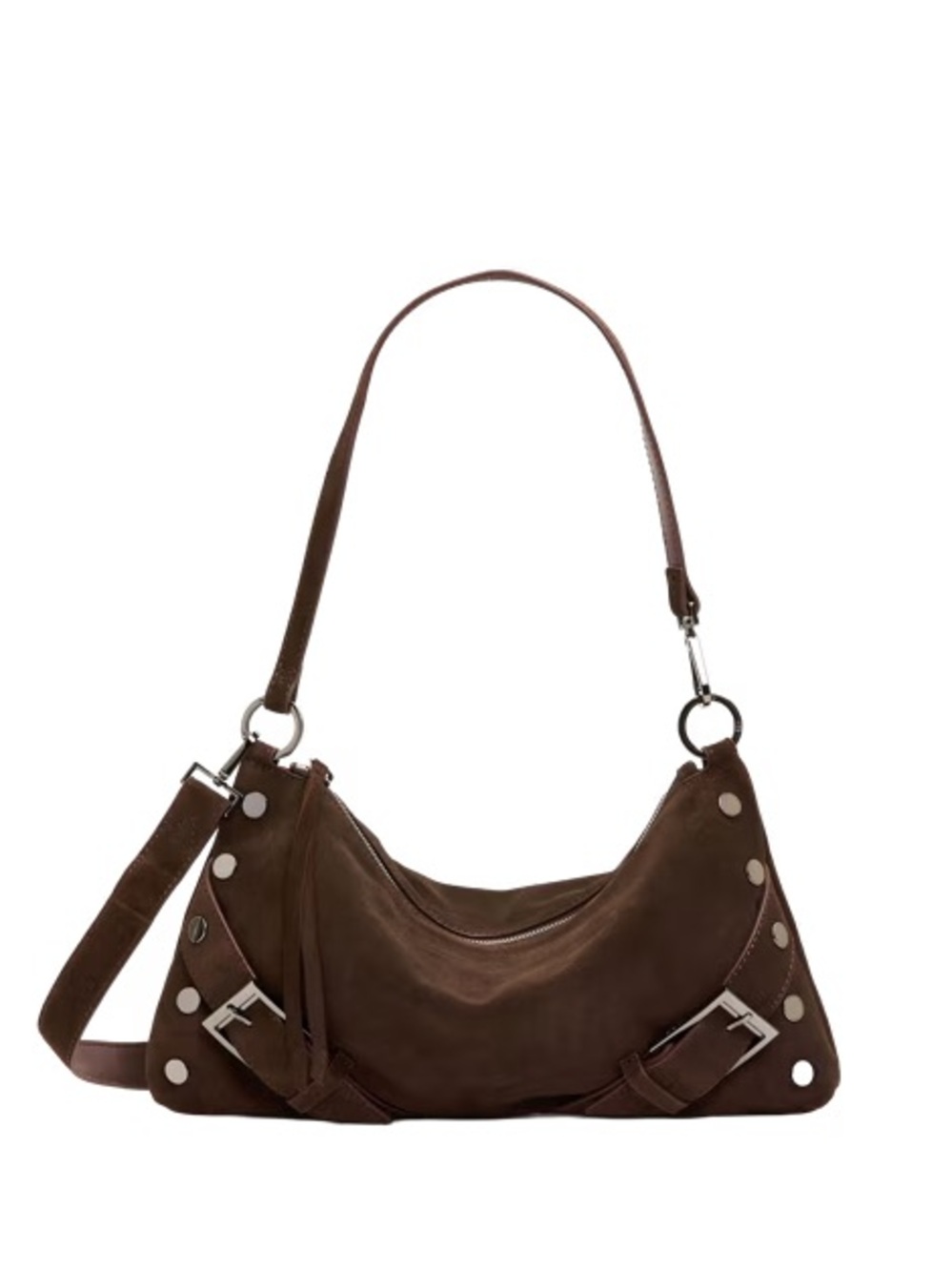 Hammitt Kyle | Belted Suede/Gunmetal | Med
